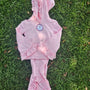 Ruffle Hooded Jogger Sets- Light Pink (RTS)