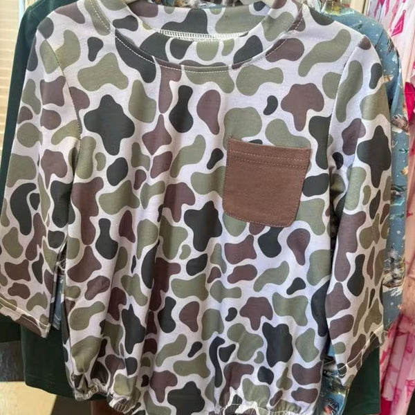 Brown Camo Bubble - Boy (RTS)