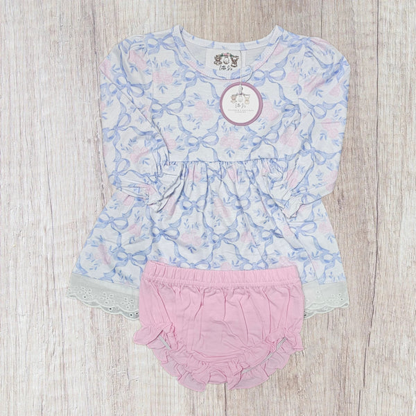 Sassy Bows & Floral - Bloomer Set (RTS)