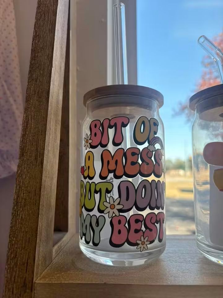 A Bit Of A Mess Tumbler (RTS)