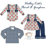 Hadley Kate's Floral & Gingham Pants Set (RTS)