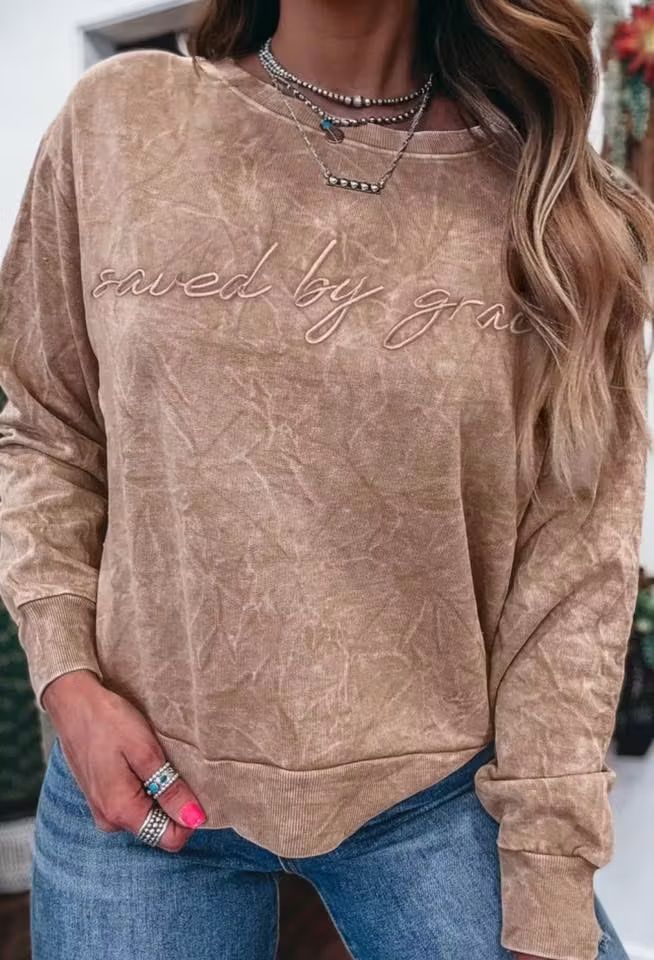 Saved By Grace Sweatshirt (RTS)