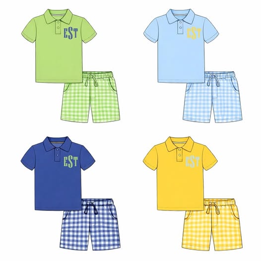 Boy Polo Sets (RTS)