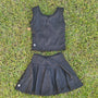 Ruffle Athletic Sets W/Logo - Black (RTS)