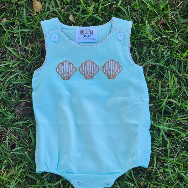 Sara's Seafoam Seashells- Boy Bubble (RTS)