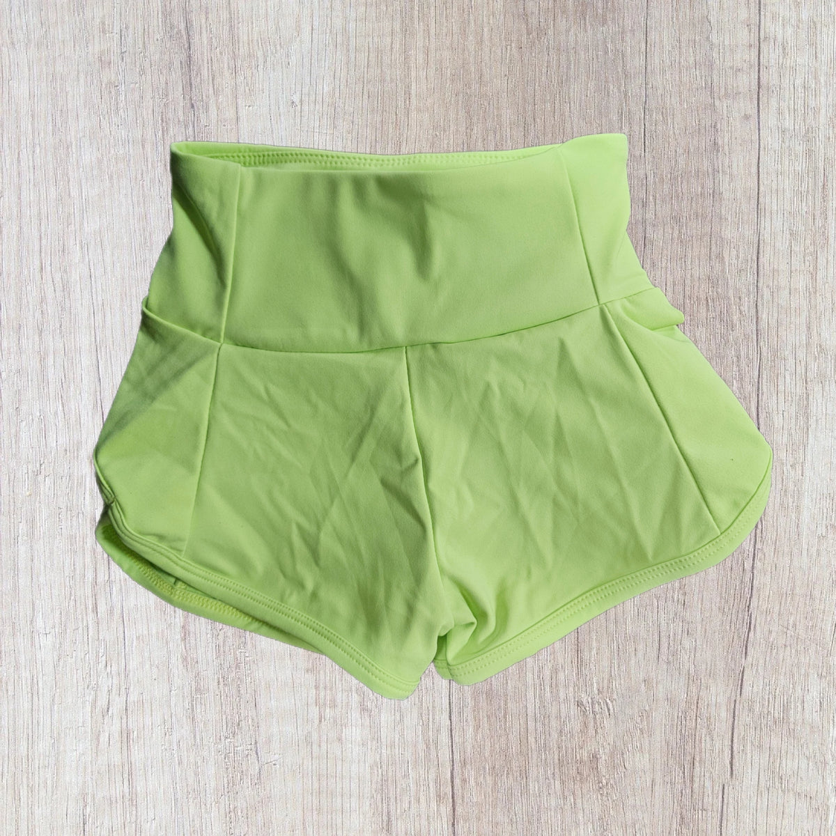 Athletic Shorts W/Logo - Lime (RTS)