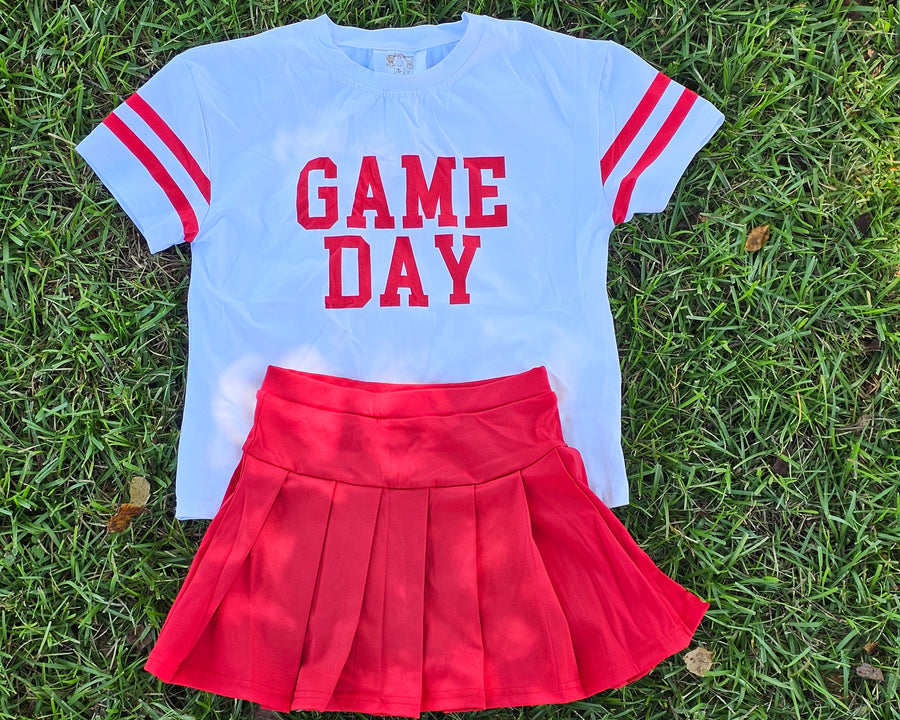 Game Day Skorts - Red (RTS)