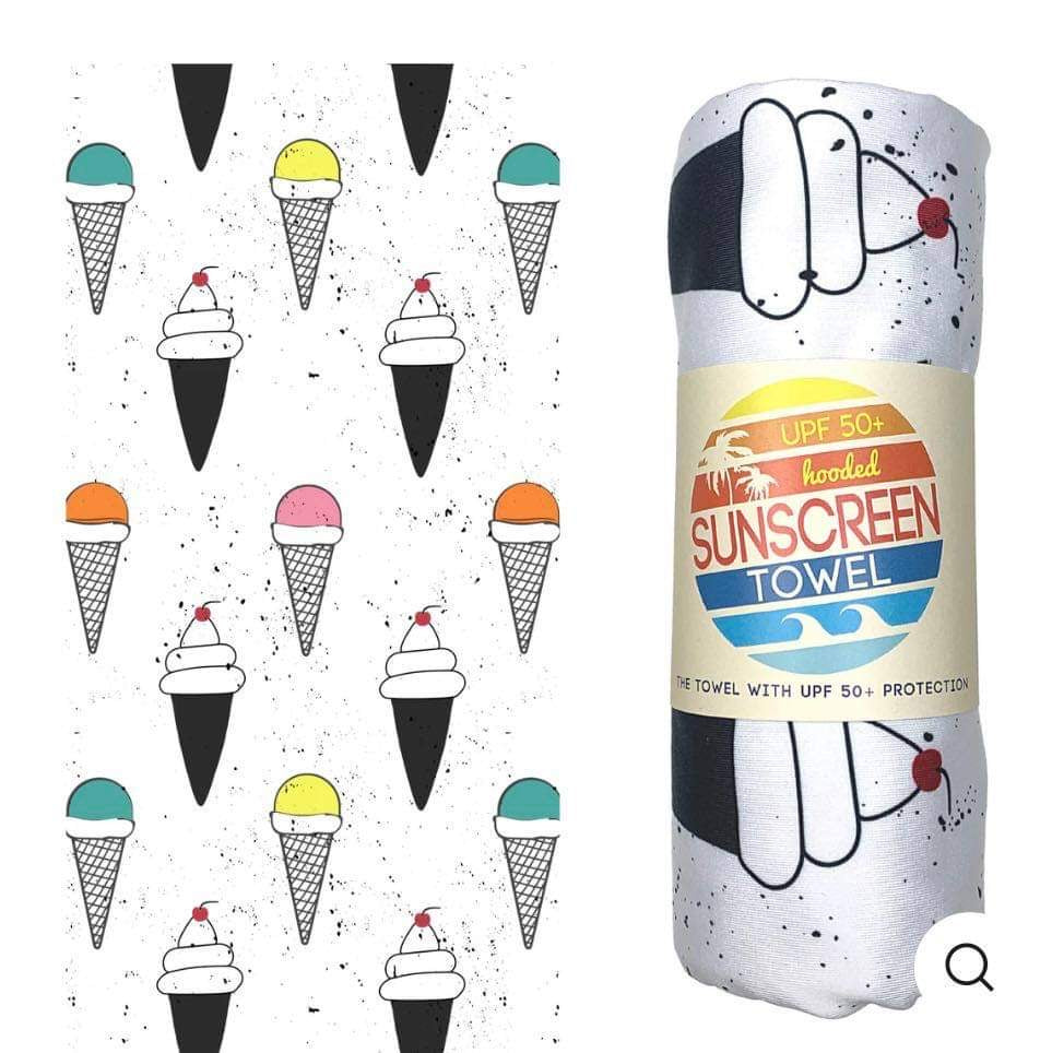 RTS-Sunscreen Towel (Ice Cream)